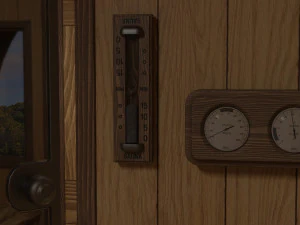 Garden Barrel Sauna 3D Model
