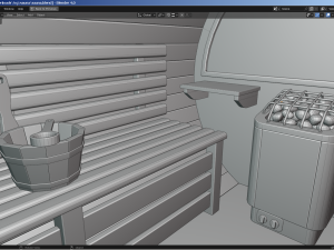 Garden Barrel Sauna Modelo 3D