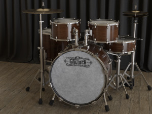 Percussion - Drum Set 3D Model
