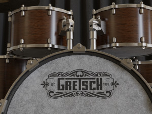 Percussion - Drum Set Modello 3D
