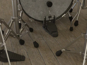 Percussion - Drum Set 3D Model