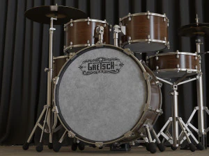 Percussion - Drum Set 3D Model