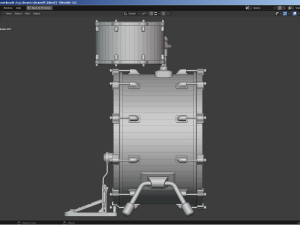 Percussion - Drum Set Modello 3D