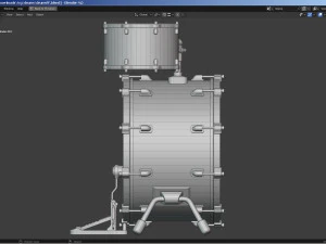 Percussion - Drum Set 3D Model