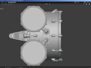 Percussion - Drum Set Modello 3D
