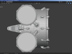 Percussion - Drum Set 3D Model