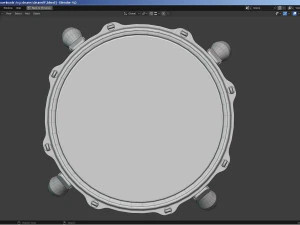 Percussion - Drum Set 3D Model