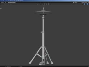 Percussion - Drum Set Modello 3D
