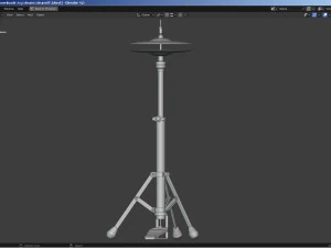 Percussion - Drum Set 3D Model