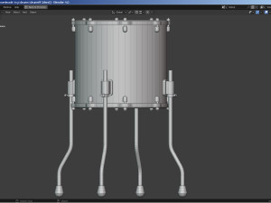 Percussion - Drum Set Modello 3D