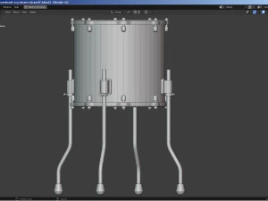 Percussion - Drum Set 3D Model