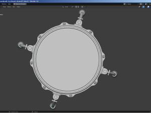 Percussion - Drum Set Modello 3D