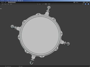 Percussion - Drum Set 3D Model