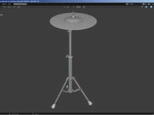 Percussion - Drum Set Modello 3D