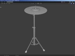 Percussion - Drum Set 3D Model