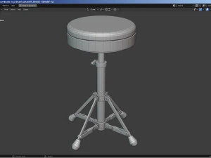 Percussion - Drum Set 3D Model