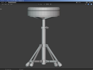 Percussion - Drum Set Modello 3D