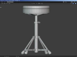 Percussion - Drum Set 3D Model