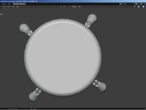Percussion - Drum Set Modello 3D