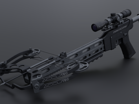 Military Crossbow Modelo 3D