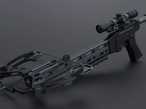 Militaire kruisboog 3D Model