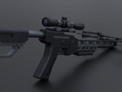 Military Crossbow 3D मॉडल