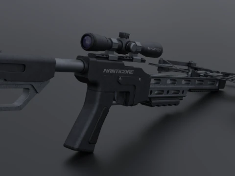 Military Crossbow 3D Model