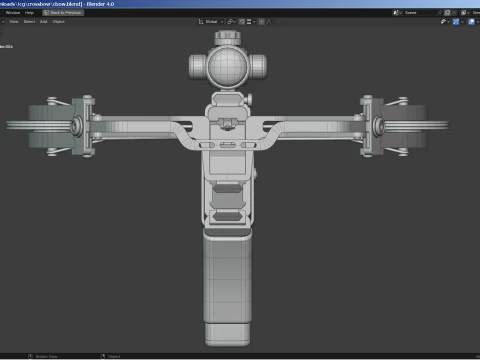 Military Crossbow 3D Model