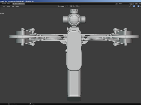 Military Crossbow 3D मॉडल