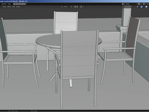 The Broken Shillelagh - pub restaurant from Saints Row 3 3D Model
