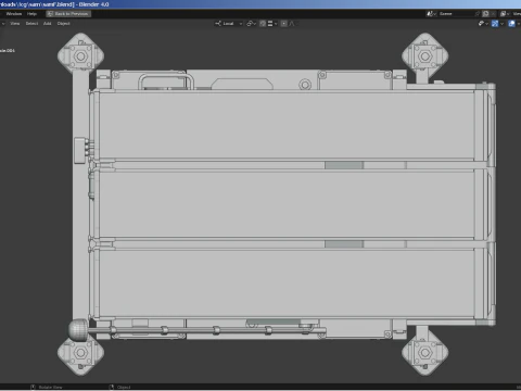SAM Missile Launcher 1 of 3 3D Model