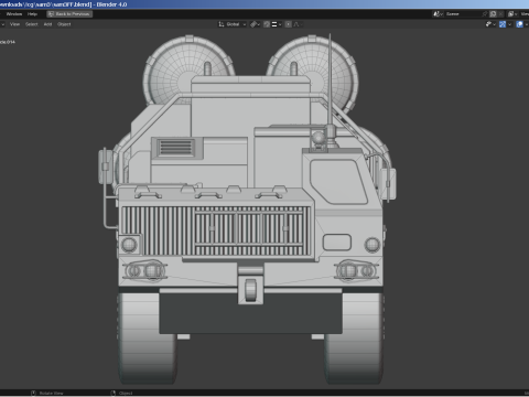 SAM Missile Launcher Bundle 3Dモデル
