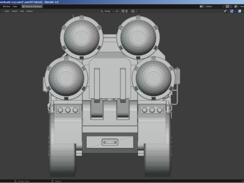 SAM Missile Launcher Bundle 3Dモデル