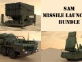 SAM Missile Launcher Bundle 3D 模型