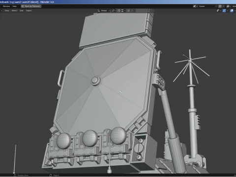 SAM Missile Launcher Bundle 3D Model
