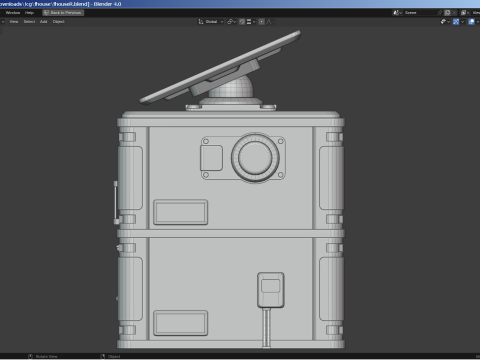 Futuristic House Model 3D