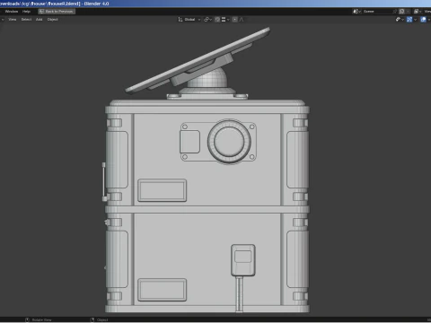 Futuristic House 3D Model
