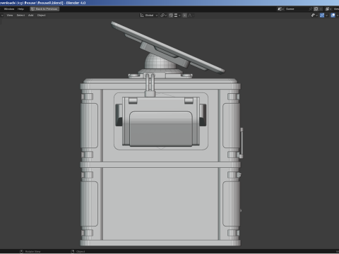 Futuristic House Model 3D