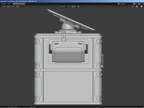 Futuristic House 3D Model