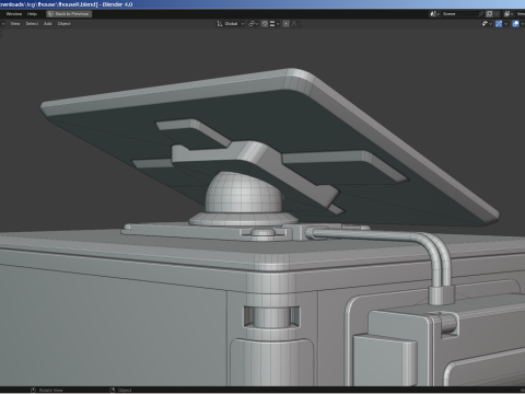Futuristic House Model 3D