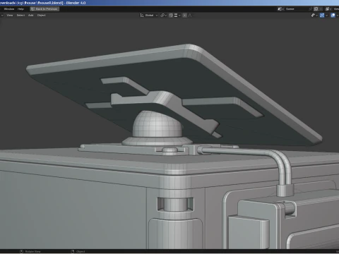 Futuristic House 3D Model