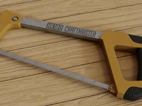 Woodworking Tools Set 3D Model
