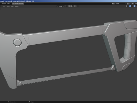 Woodworking Tools Set 3D Model