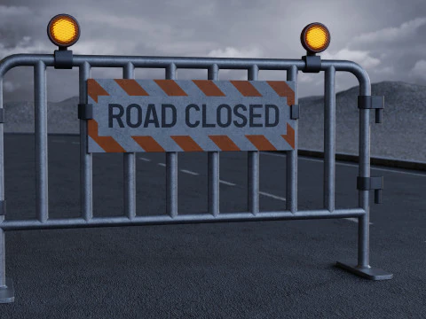 Road Props 3D Model