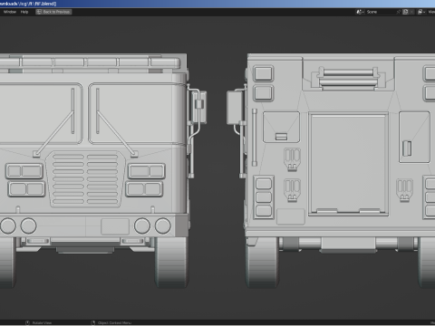 Fire-Rescue Truck Modello 3D