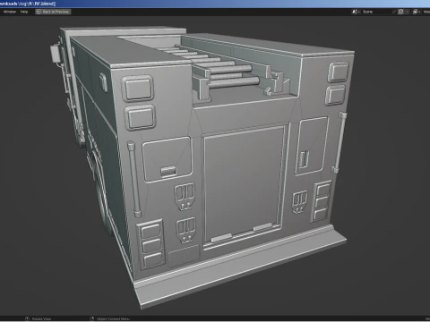 Fire-Rescue Truck 3D Model