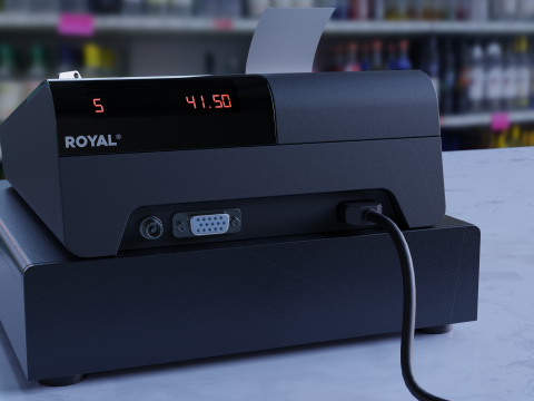 Electronic Cash Register 3D 模型