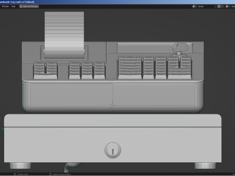 Electronic Cash Register 3D 模型