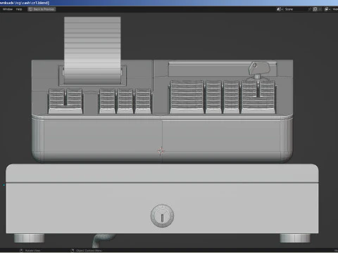 Electronic Cash Register 3D Model