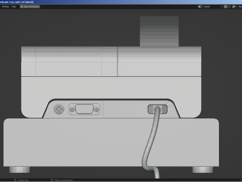 Electronic Cash Register 3D 模型